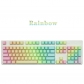 Stock Clearance 104 PBT Gradient Dip-dye Keycaps OEM Profile Laser Carving Legends for Mechanical Gaming Keyboard